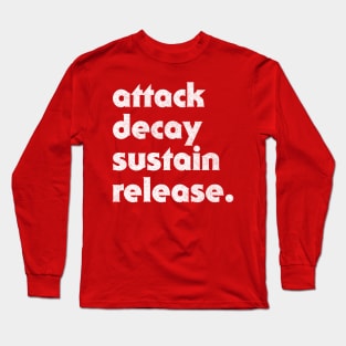 ADSR / Synthesizer Lover Gift Design Long Sleeve T-Shirt